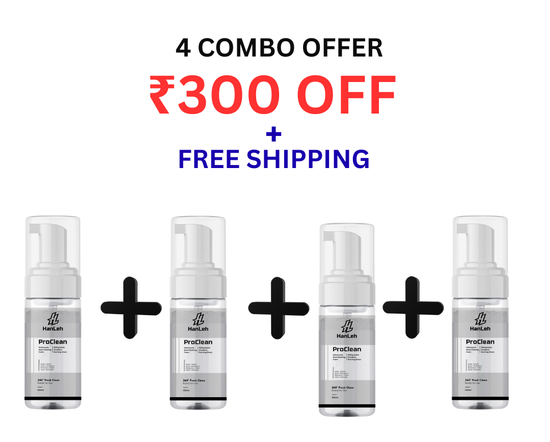 Motorcycle Boot & Shoe Foam Cleaner - Hanleh ProClean