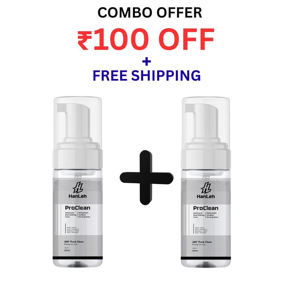 Motorcycle Boot & Shoe Foam Cleaner - Hanleh ProClean